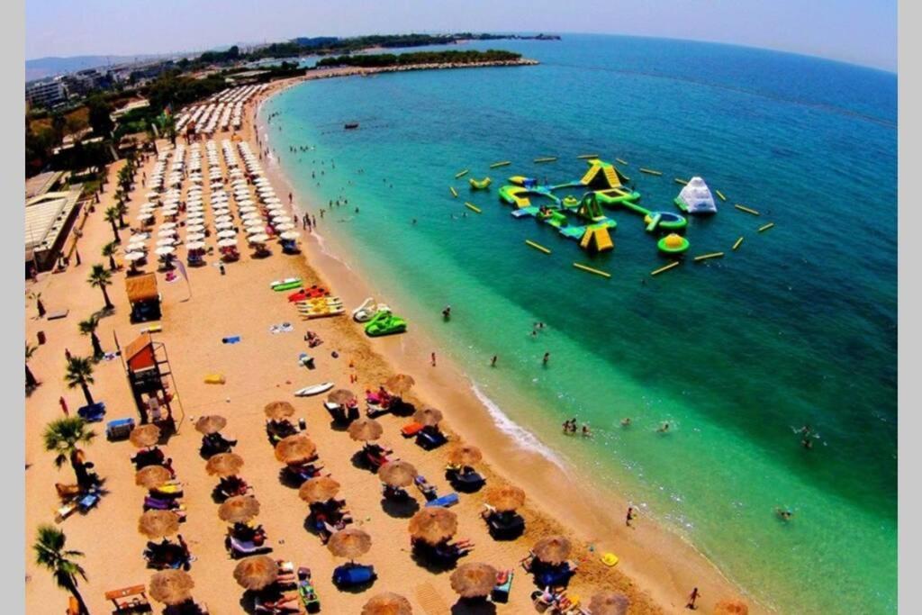 Ecostay-Serenity,Business Class Apartment By The Sea In Alimos Kalamaki Атина Екстериор снимка
